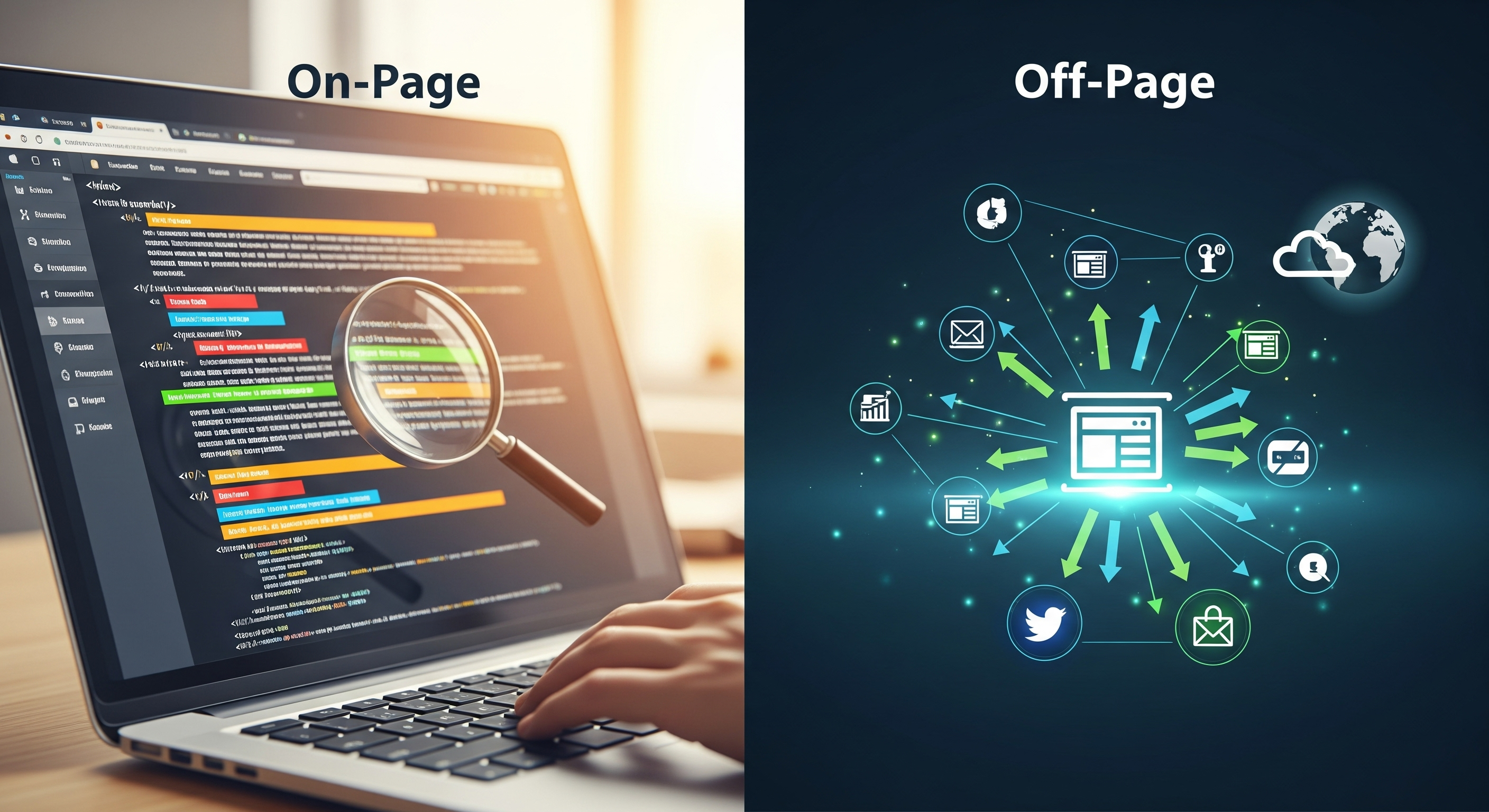 On-Page vs Off-Page SEO