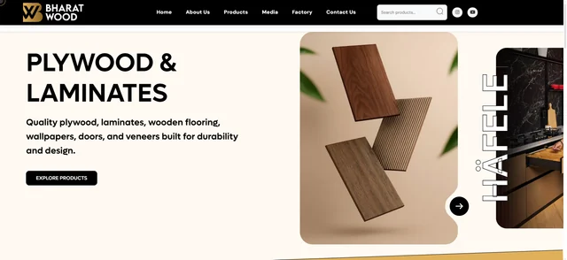 The Bharatwood website